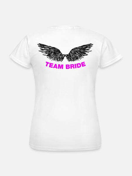 Team Bride (JGA) - Frauen T-Shirt - Weiß