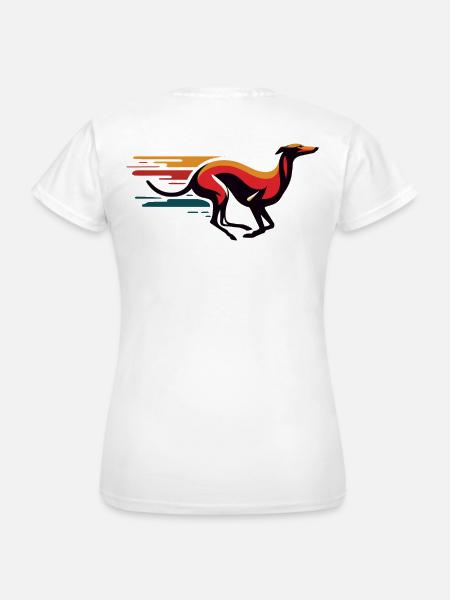 Galgo-Logo Nr12 - Frauen T-Shirt - Weiß
