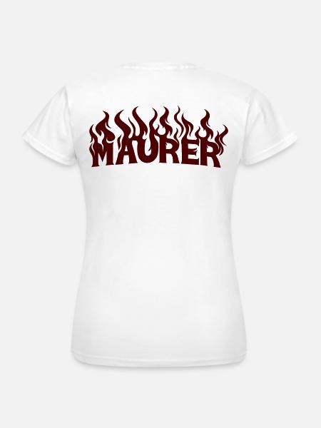 MAURER 2 - Frauen T-Shirt - Weiß