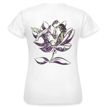 Body Art Body Künstler Tatoo Tattoo - Frauen T-Shirt - Weiß - Hinten - AI Model Female 172 dark (172cm)