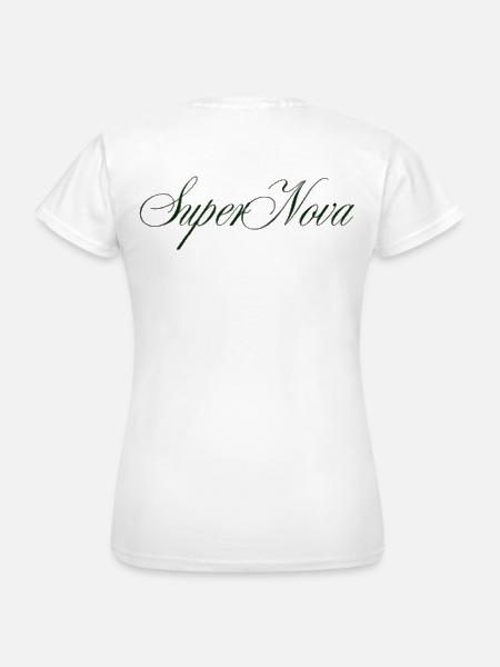 SuperNova-Zeichen - Frauen T-Shirt - Weiß