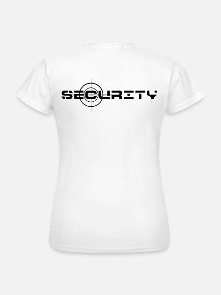 Security, Sicherheitsdienst, Objektschutz - Frauen T-Shirt - Weiß