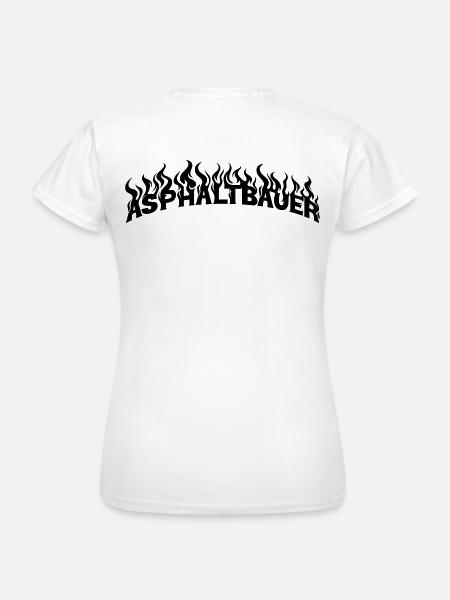 Asphaltbauer - Frauen T-Shirt - Weiß