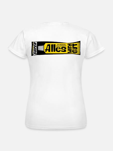 Alles wird gut Experten Kleber retro Psychologie  - Frauen T-Shirt - Weiß