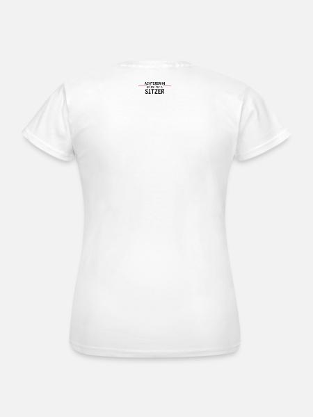 Achterbahnindermittesitzer - Frauen T-Shirt - Weiß