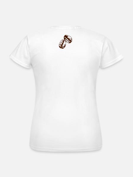 Kaffeebohnen - Frauen T-Shirt - Weiß