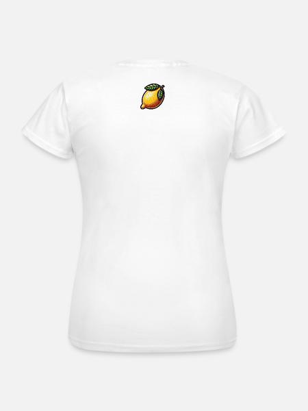 Zitrone Kunst Illustration - Frauen T-Shirt - Weiß
