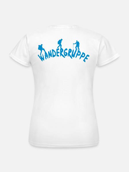 Wandergruppe - Frauen T-Shirt - Weiß