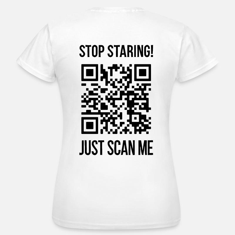 Scan Me QR Code: Choose Kindness Every Day - Women's T-Shirt - white