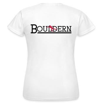bouldering - T-shirt Femme - blanc - Dos - AI Model Female 172 dark (172cm)