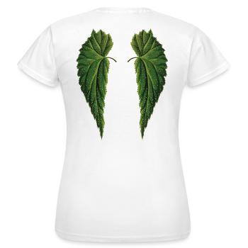 Plant Wings - Frauen T-Shirt - Weiß - Hinten - AI Model Female 172 dark (172cm)