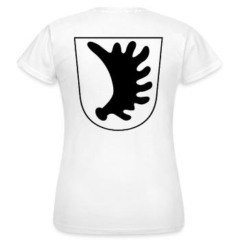 Ostpreußen - Frauen T-Shirt - Weiß - Hinten - AI Model Female 172 dark (172cm)