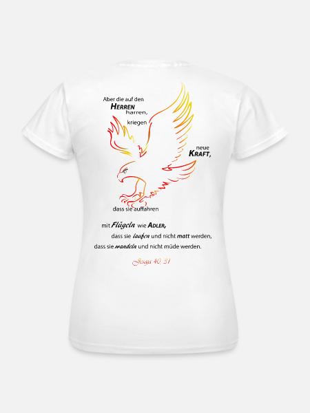 jesaja 40 31 - Frauen T-Shirt - Weiß