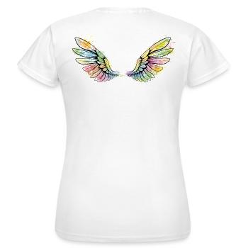 Wing - Women's T-Shirt - white - Back - AI Model Female 172 dark (172cm)
