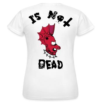 punk octopus - Women's T-Shirt - white - Back - AI Model Female 172 dark (172cm)
