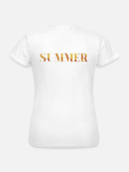 Summer - Frauen T-Shirt - Weiß
