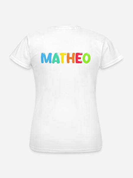 Name - Matheo - Frauen T-Shirt - Weiß