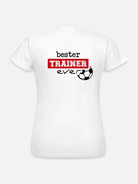Bester Trainer ever - Frauen T-Shirt - Weiß