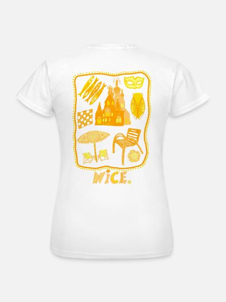 NIce provence alpes maritimes - T-shirt Femme - blanc