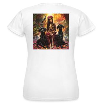 Sérénité Eternel - T-shirt Femme - blanc - Dos - AI Model Female 172 dark (172cm)