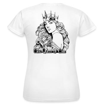 Ériu Queen of Ireland - Women's T-Shirt - white - Back - AI Model Female 172 dark (172cm)