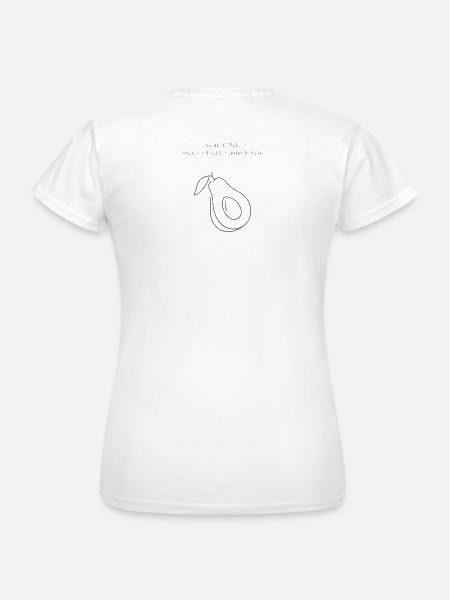 Avocado - Rock´n´Roll - Frauen T-Shirt - Weiß