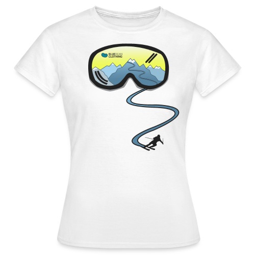 Shirt Skibrille - Frauen T-Shirt