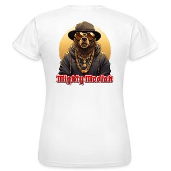 Puissant Moolah - T-shirt Femme - blanc - Dos - AI Model Female 172 dark (172cm)