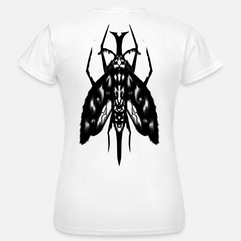 MOTH EDGE TATTOO - Women's T-Shirt - white