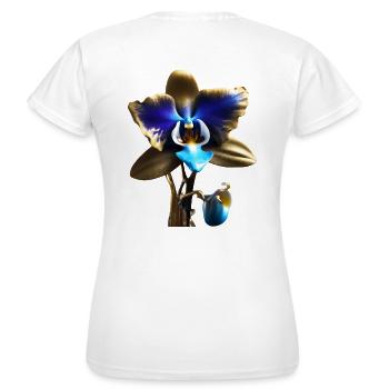 Orchid - Women's T-Shirt - white - Back - AI Model Female 172 dark (172cm)