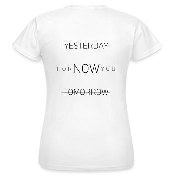 NOW Sweater - Women's T-Shirt - white - Back - AI Model Female 172 dark (172cm)