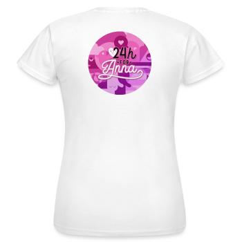 24h for Anna - Women's T-Shirt - white - Back - AI Model Female 172 dark (172cm)