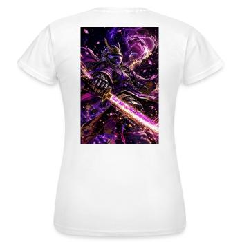 Star Samurai's Comet Sword - Women's T-Shirt - white - Back - AI Model Female 172 dark (172cm)