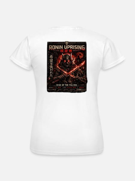 Ronin Uprising: Düstere Klingen - Frauen T-Shirt - Weiß