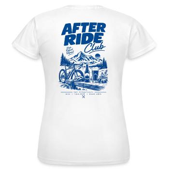 After Ride Club Bergsee Sunset - Women's T-Shirt - white - Back - AI Model Female 172 dark (172cm)