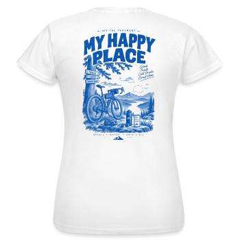 My Happy Place Trail - Women's T-Shirt - white - Back - AI Model Female 172 dark (172cm)