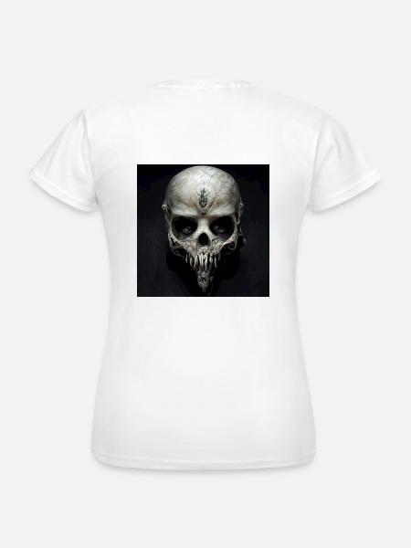 Skull - Frauen T-Shirt - Weiß