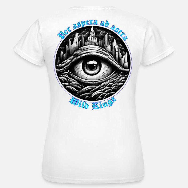 Per aspera ad astra. - Women's T-Shirt - white