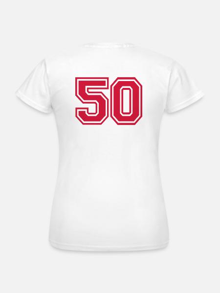 50 - Frauen T-Shirt - Weiß