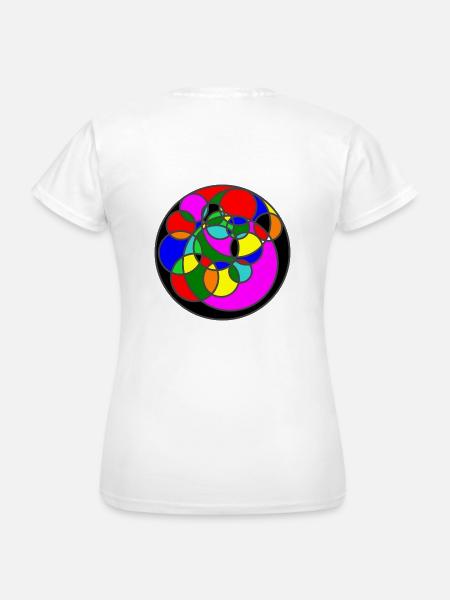 Farbenfroh - Frauen T-Shirt - Weiß