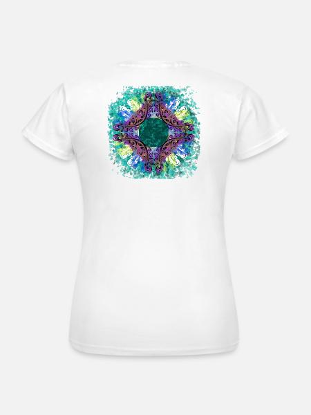 Modernes Mandala 1 - Frauen T-Shirt - Weiß