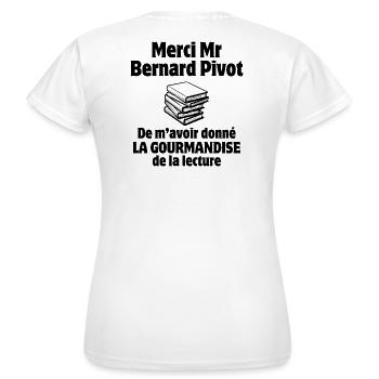 reading, dictation, spelling - Women's T-Shirt - white - Back - AI Model Female 172 dark (172cm)
