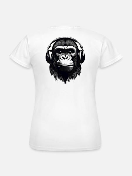 Gorilla, Primat, Affe - Frauen T-Shirt - Weiß