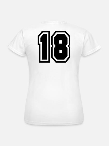 18 - Frauen T-Shirt - Weiß