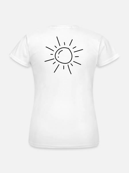 Sonne - Frauen T-Shirt - Weiß