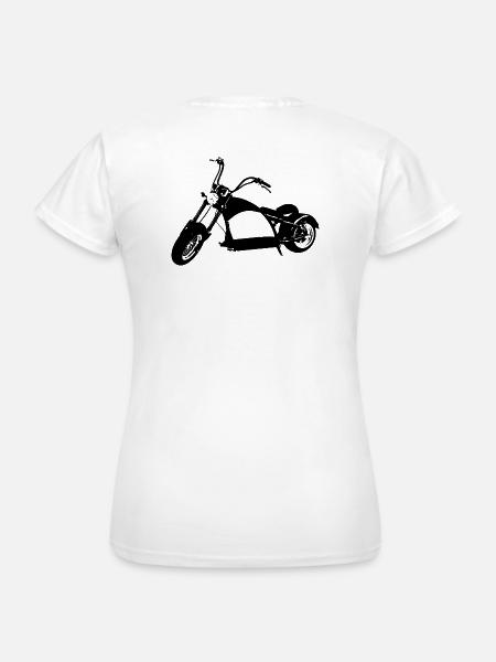 E-Chopper - Frauen T-Shirt - Weiß