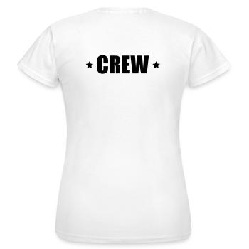 L'équipage d'un astérisque - T-shirt Femme - blanc - Dos - AI Model Female 172 dark (172cm)