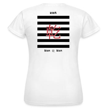 I Ching – Le créatif - T-shirt Femme - blanc - Dos - AI Model Female 172 dark (172cm)