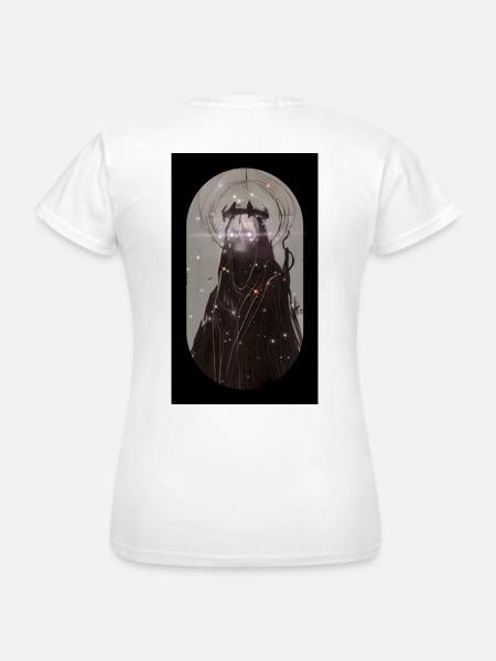 Totenkopf Geist mystisch - Frauen T-Shirt - Weiß