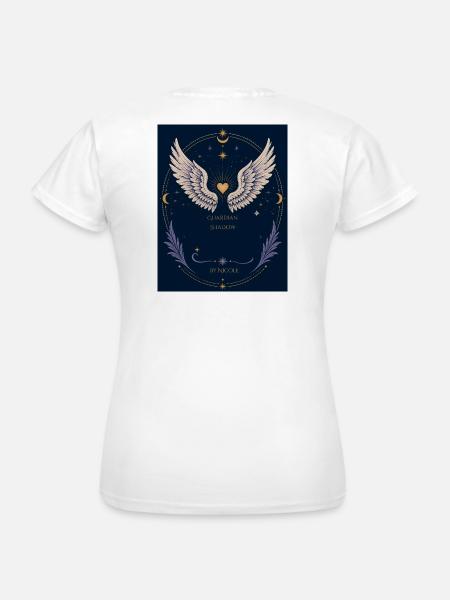 Guardian Shadow Wings - Frauen T-Shirt - Weiß